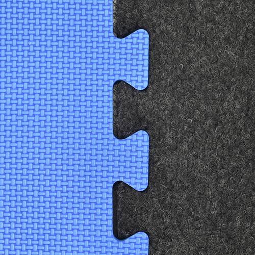 Premium Foam and Royal Interlocking Carpet Tiles Connected