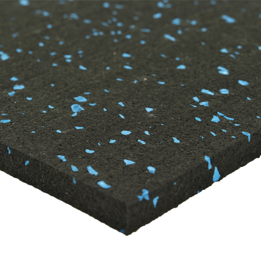 ForceFit West Athletic Rolled Rubber 10% Color 6 mm x 4 Ft. Wide Per SF corner edge view