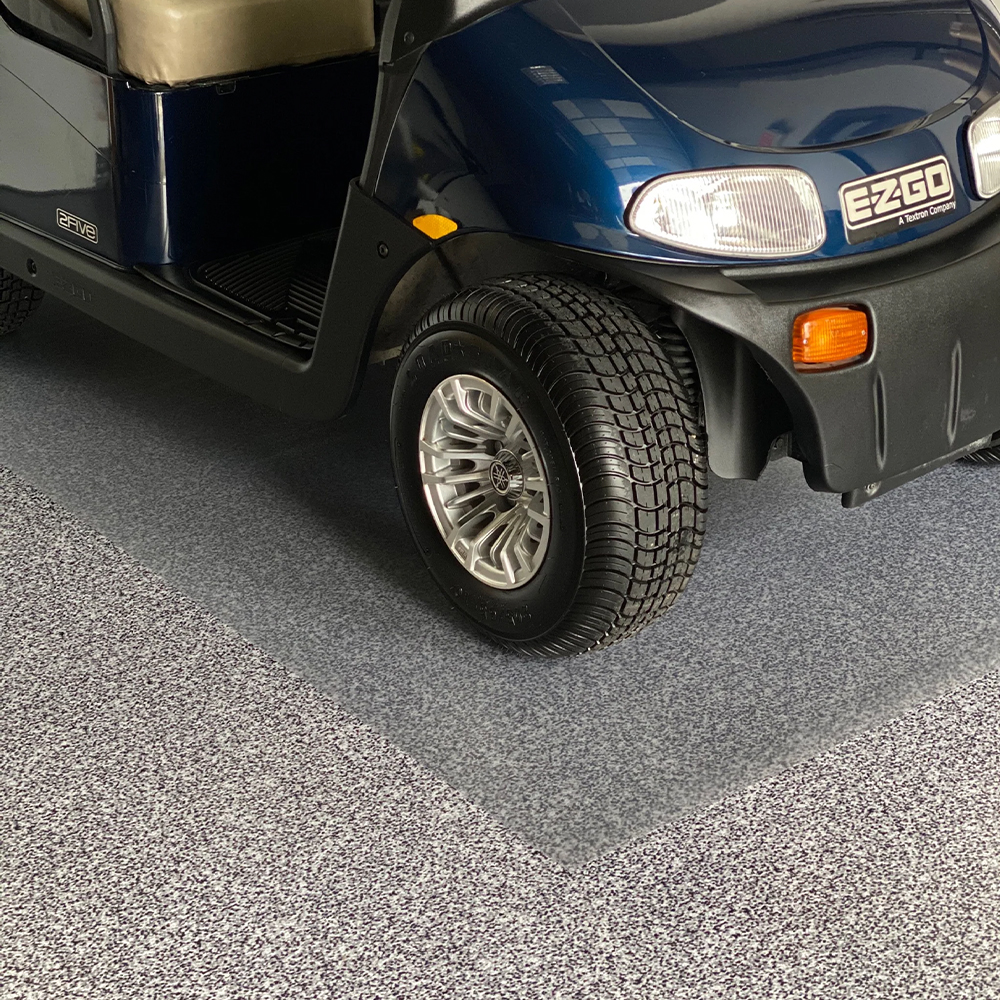 golf cart parking mats