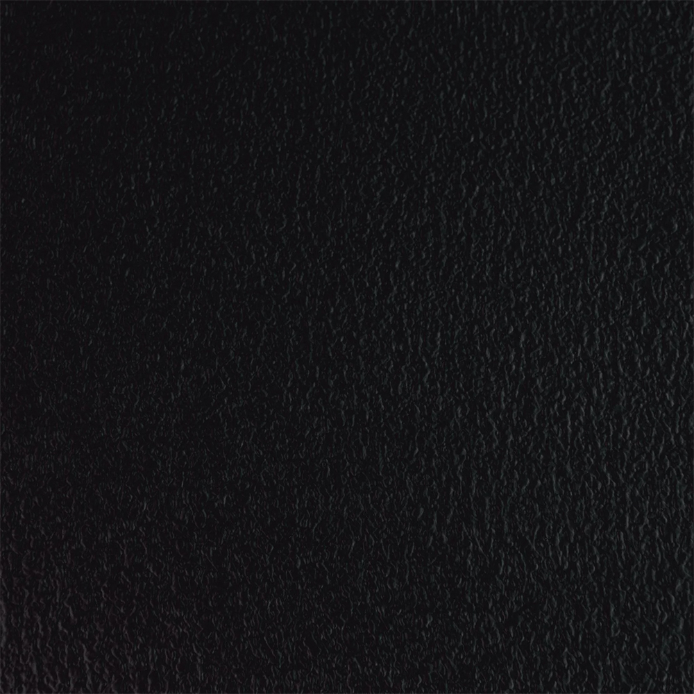 Midnight black close up of G-Floor Protective Kennel Floor Mat Ceramic Texture 50 Mil x 5x10 Ft.