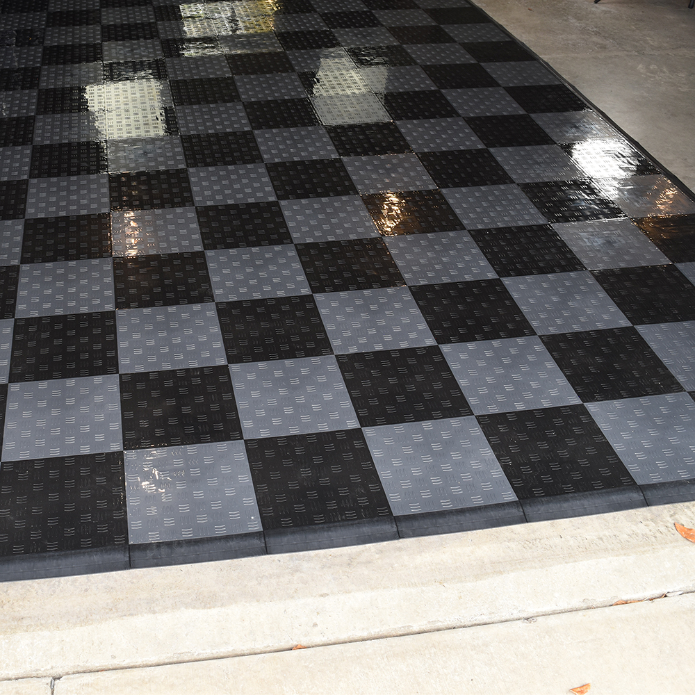 garage flooring for cars and motorcycles