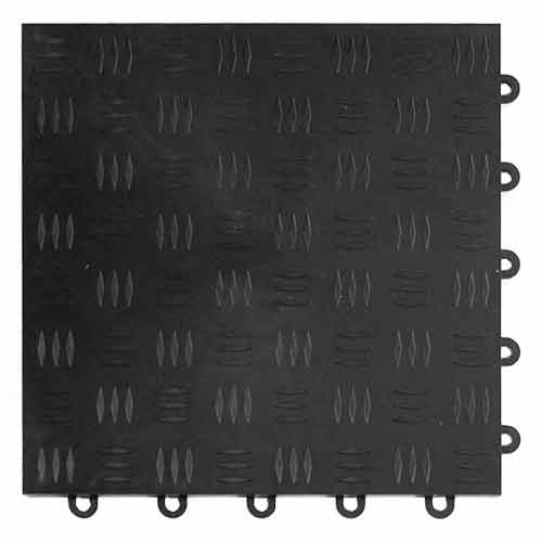 black garage tile flooring 