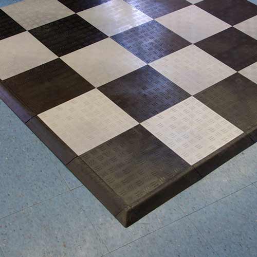 Diamond Pattern Textured Flooring