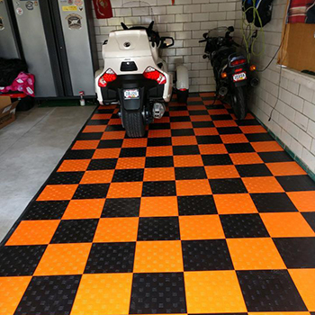Polypropylene Motorcycle Garage Floor Tiles