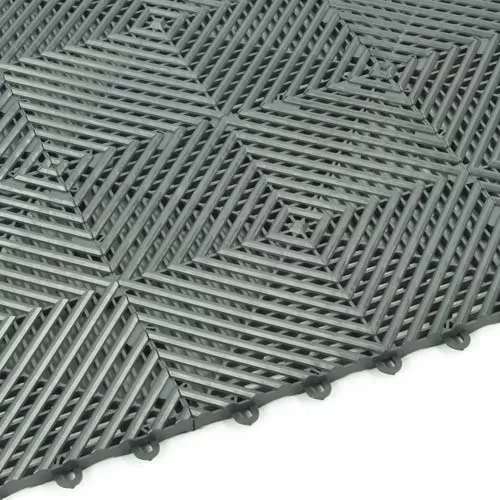 good traction vented garage floor tiles