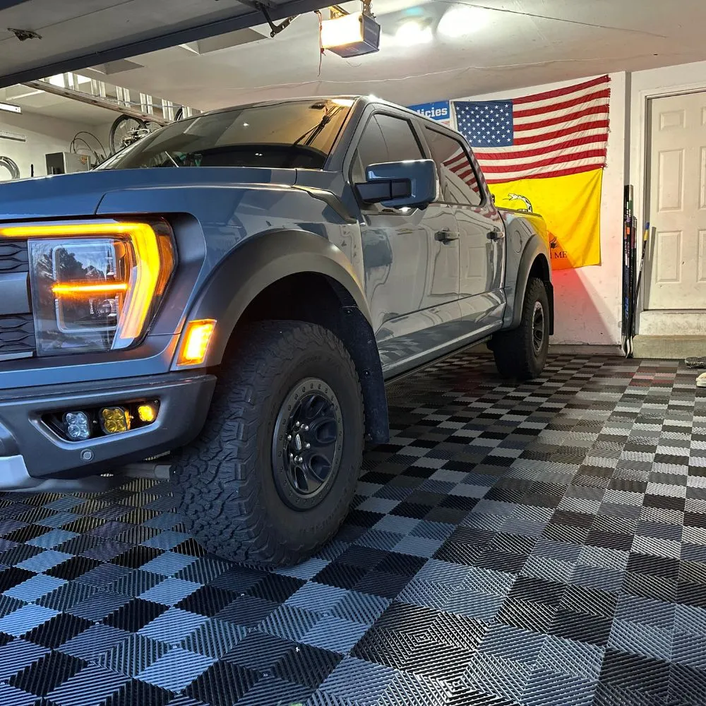 Perforated Garage Tiles