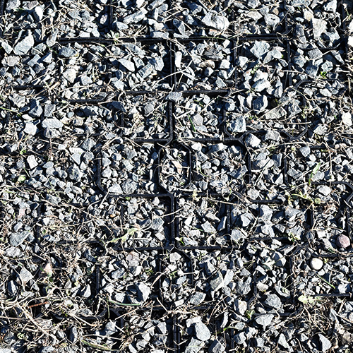 geogrid paving tile system 