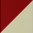 Vario Reversible Marley Flooring 63 inch x 131 Ft red and beige
