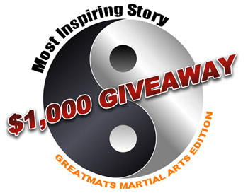 Most Inspiring Story $1,000 Giveaway by Greatmats