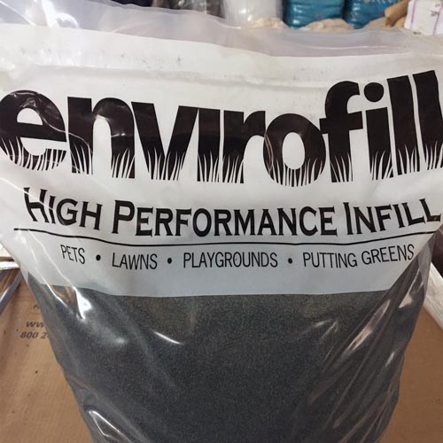 Envirofill 50 lbs Green/Black Blend Landscape bag.