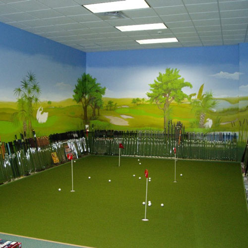 indoor golf turf turf
