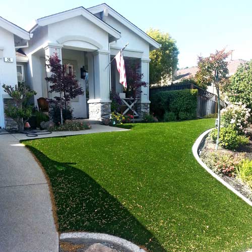 La Jolla Artificial Turf Roll 15 Ft  Front Yard 