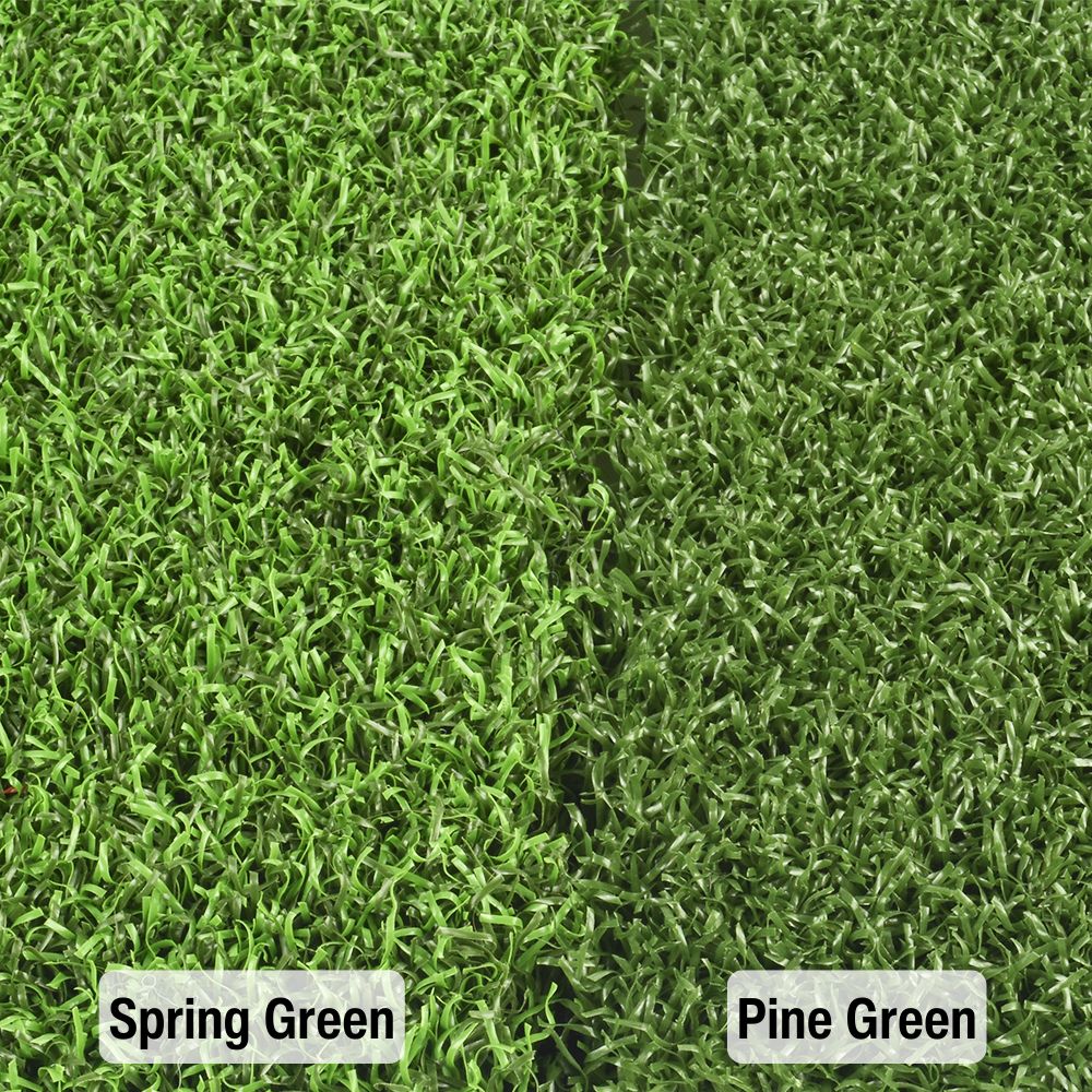 Bermuda Artificial Grass Turf 15 Ft x 5mm Padded per LF color comparison