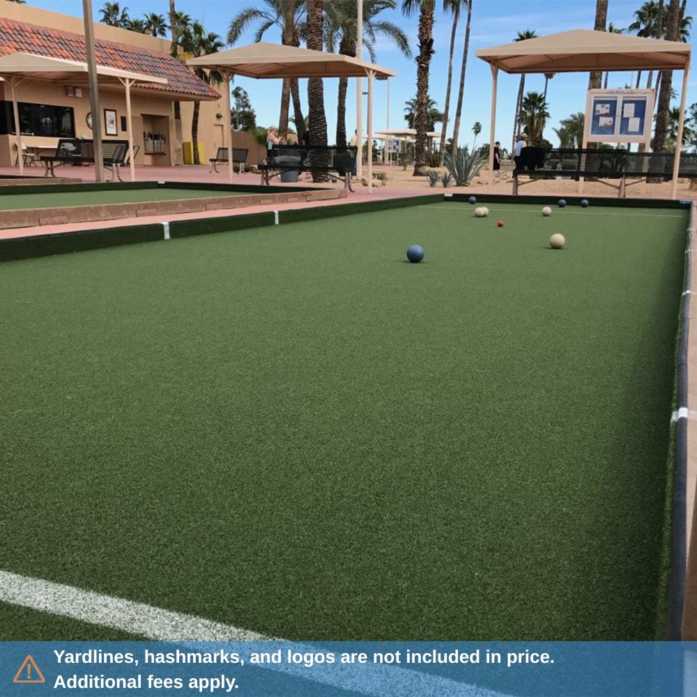Bermuda Artificial Grass Turf Roll 15 Ft wide x 5mm Padded per LF bocce ball lane
