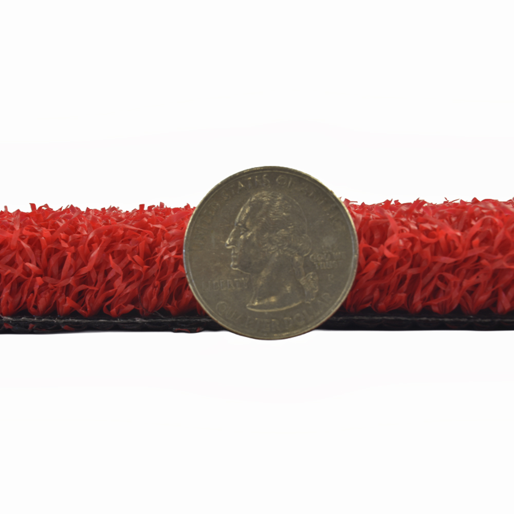 Drill Turf Max Artificial Grass Turf Colors 3/4 Inch x 15 Ft. Wide Per SF thickness compared to quarter