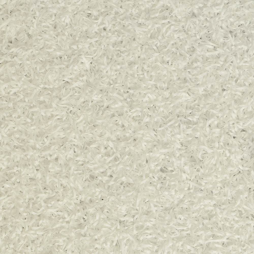 Drill Turf Max Artificial Grass Turf Colors 5mm Padded 3/4 Inch x 15 Ft. Wide Per SF white close up