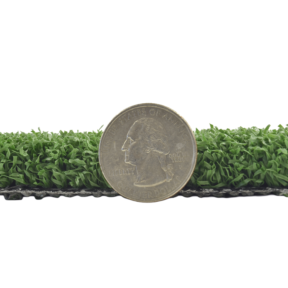 Drill Turf Max Artificial Grass Turf 3/4 Inch x 15 Ft. Wide Per SF thickness compared to quarter