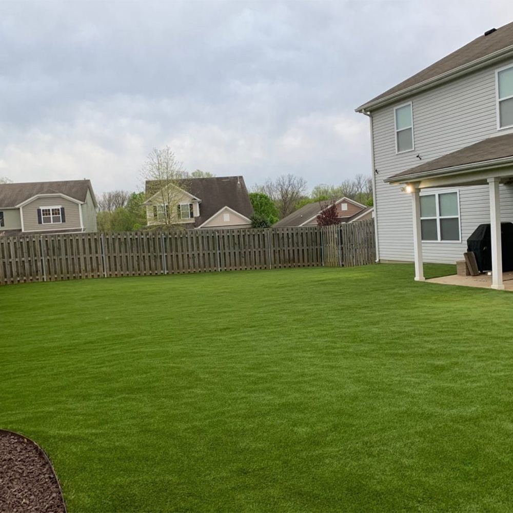 Natures Cut Artificial Grass Turf 1-5/8 Inch x 15 Ft. Wide Per SF backyard