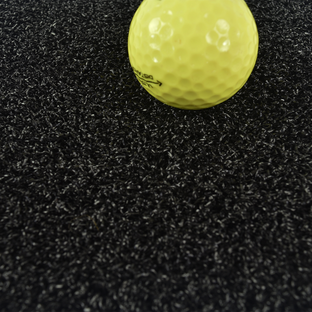 Money Putt Artificial Grass Turf Roll 15 Ft black with golf ball