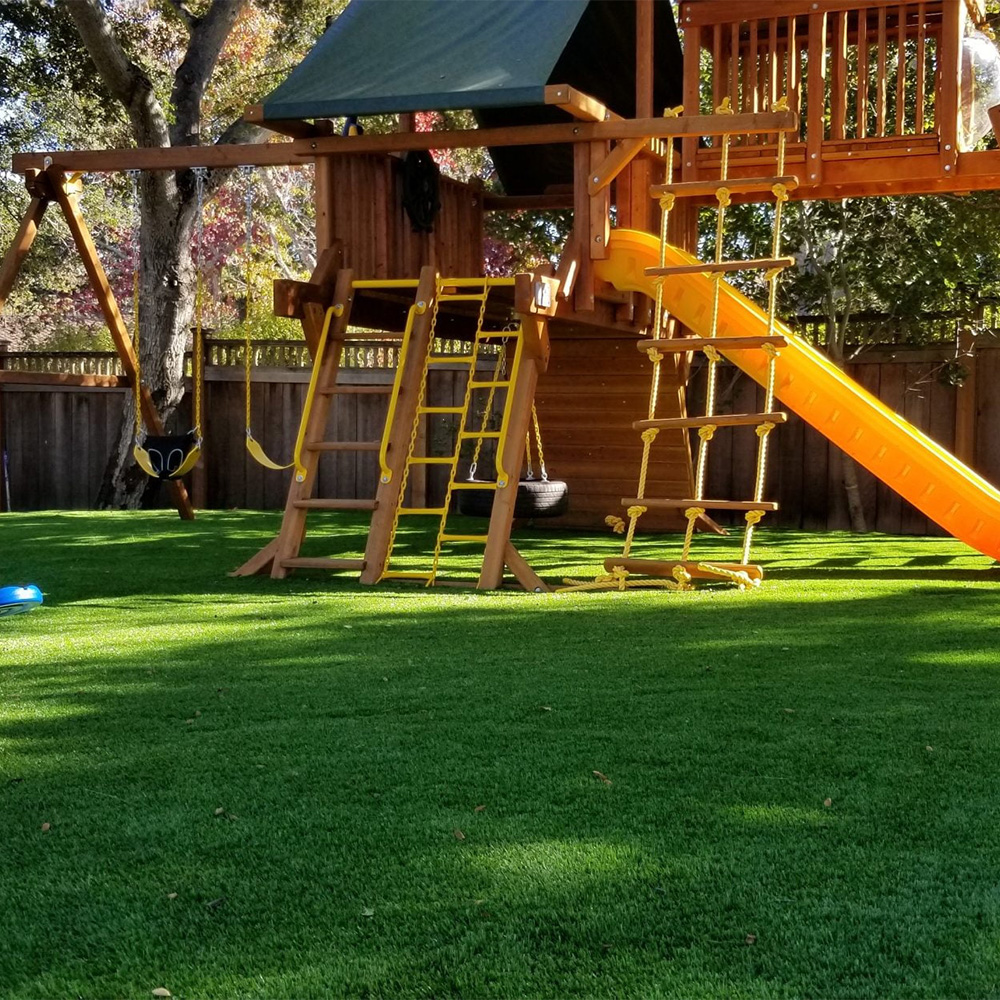 Natures Cut Artificial Grass Turf 1-5/8 Inch x 15 Ft. Wide Per SF playground