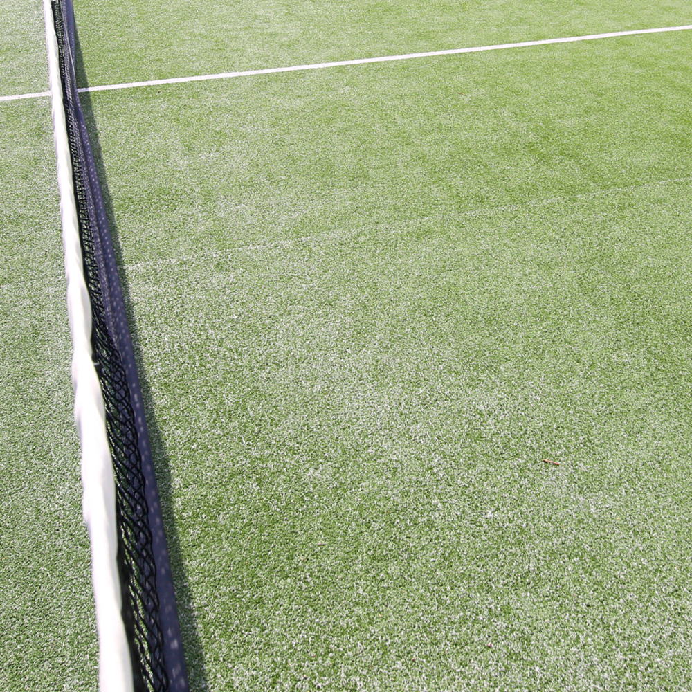 Tennis Court Artificial Turf Roll 3/4 Inch x 15 Ft. Wide Per SF Out of bounds lines