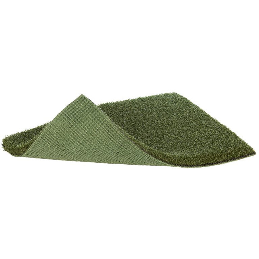 True Turf Artificial Grass Turf Roll 15 Ft corner curl