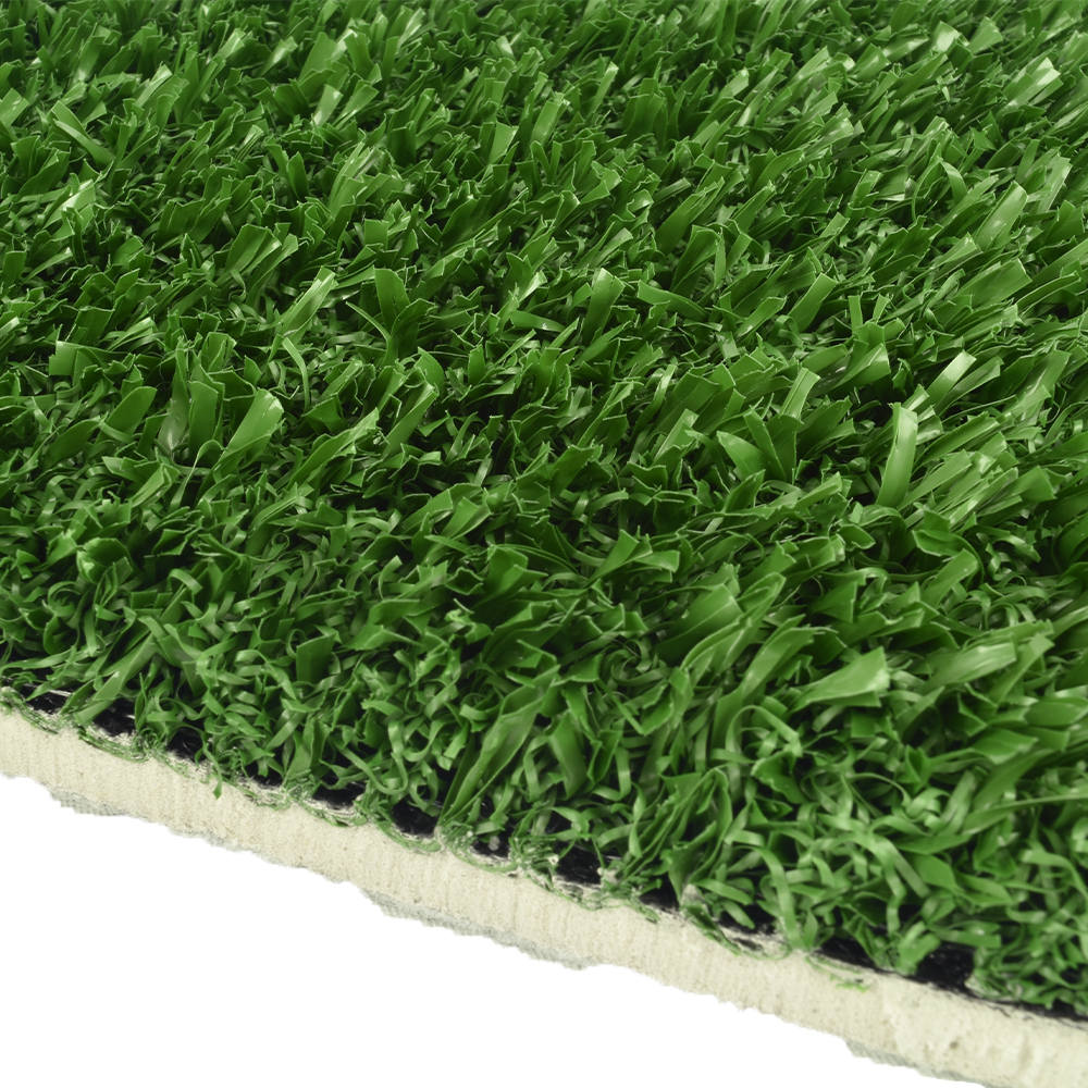 V-Max Lite Artificial Grass Turf 5mm Padded 3/4 Inch x 15 Ft. Wide Per SF angle view in field green