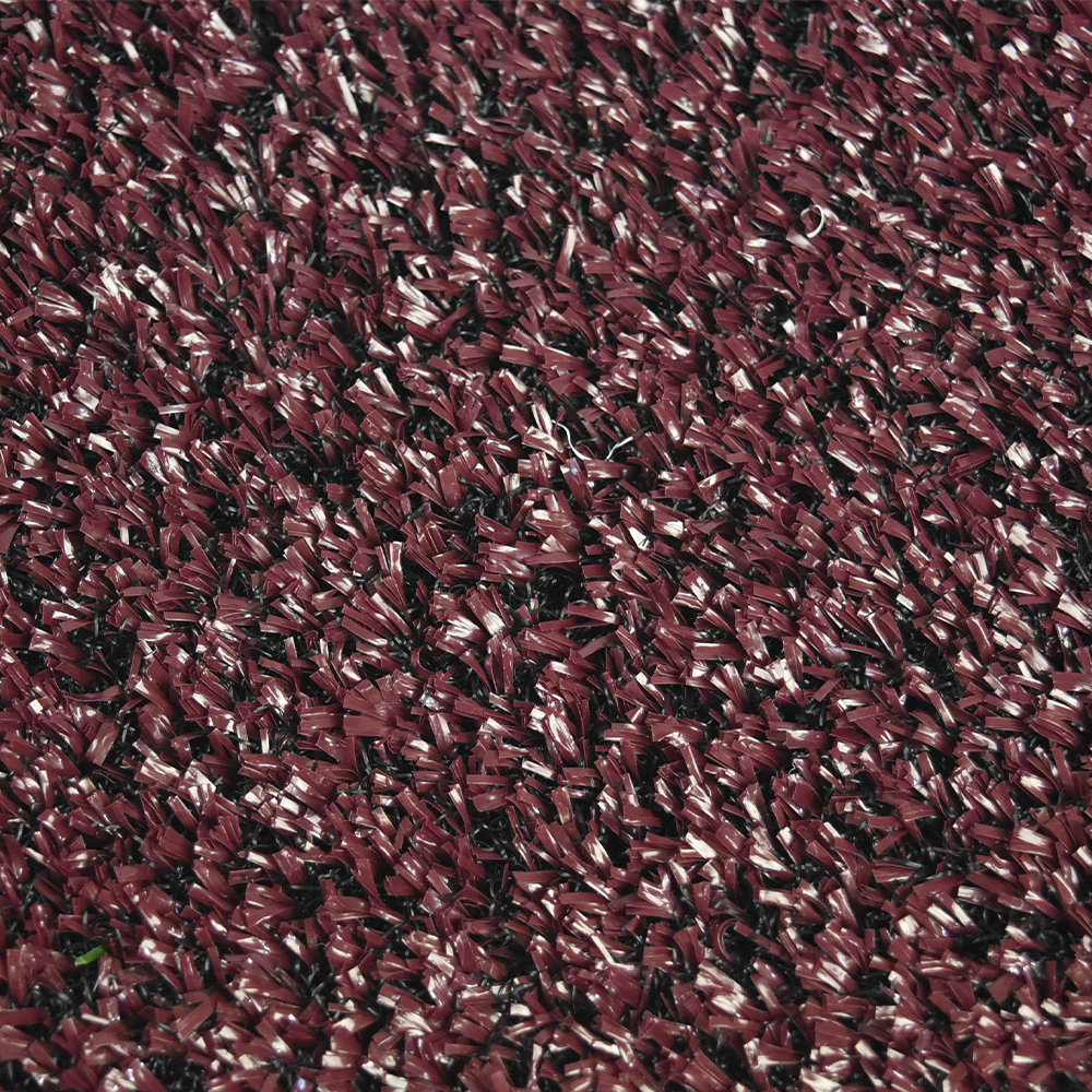 V-Max Artificial Grass Turf Roll maroon close up