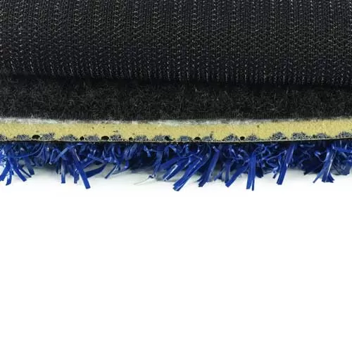 Hook and Loop Attachment Option at Seams backside with turf 