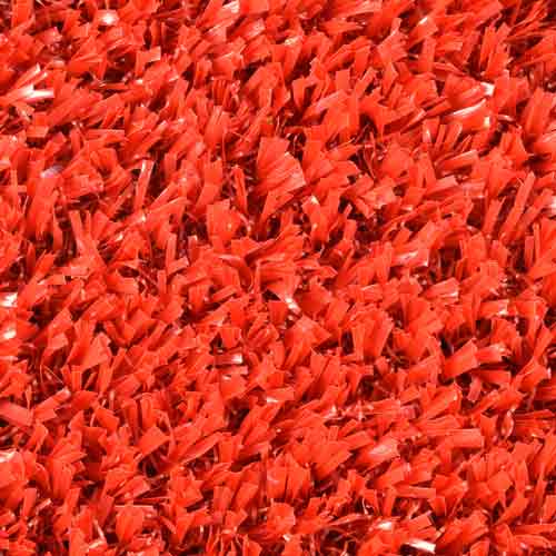 V-Max Artificial Grass Turf Roll 12 Ft wide x 5mm Padded Colors Red Swatch