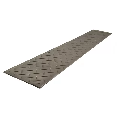 2x8 narrow ground protection mat with diamond tread pattern