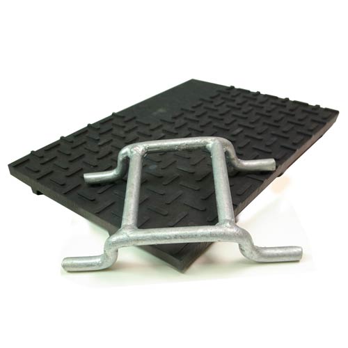 Link Round Double Metal for ground protection mats