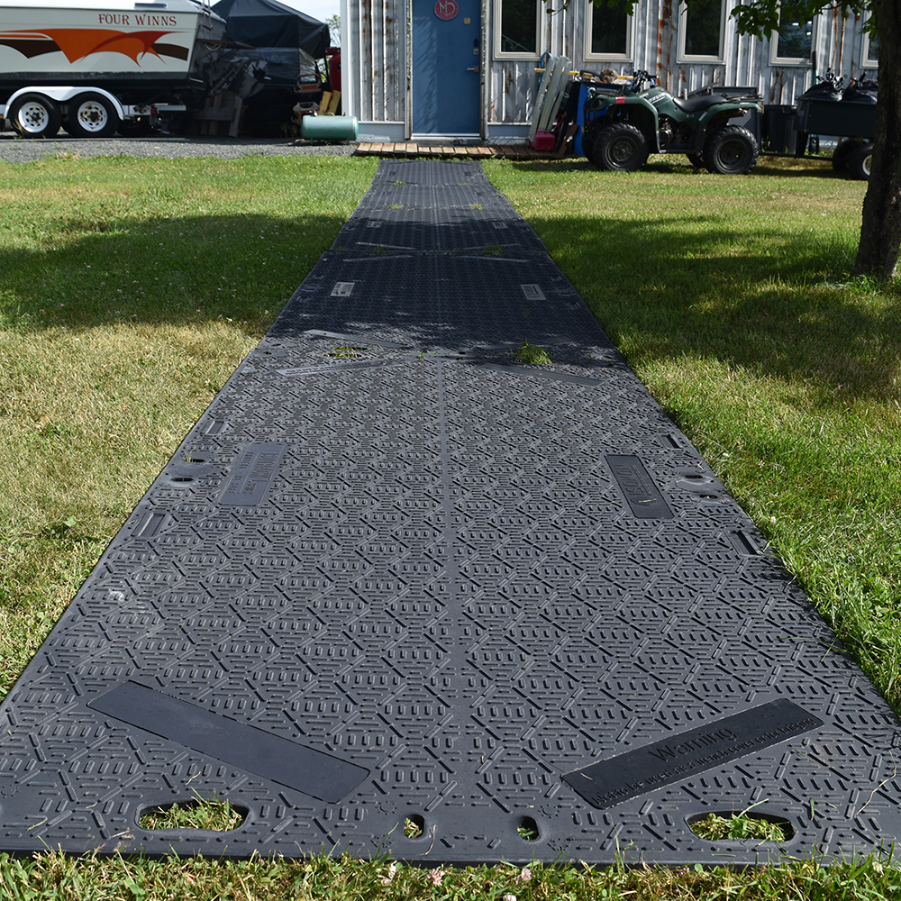 clear lawn protection mat