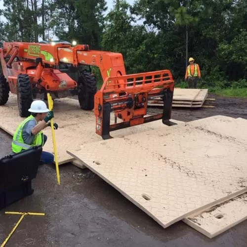 Ground Protection Mats System7 Mat 8 ft X 14 ft Install