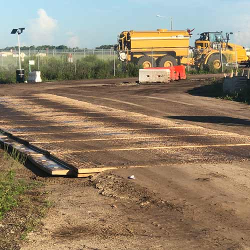 System7 Ground Protection Mats for construction