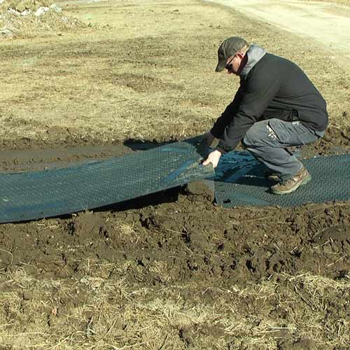 4x8 ground protection Mats for temporary roadways