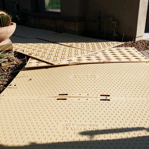 Temporary and Portable Outdoor Walkway Mats