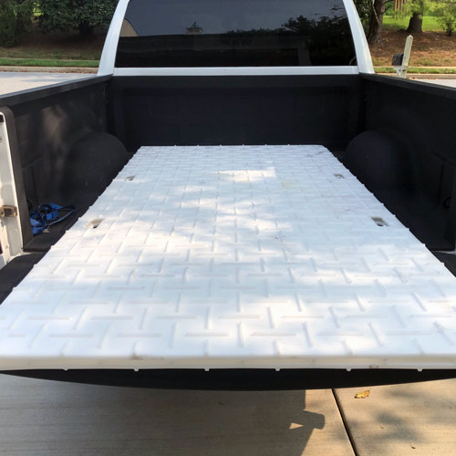 Large 4x8 ground protection mats panels for heavy equipment