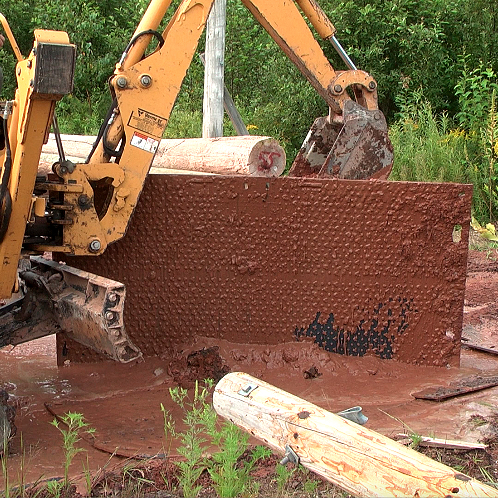 portable excavator mats for construction sites