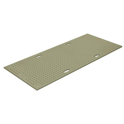 TrakMat Ground Mat 44 in x 8 ft Green Full Mat Angle