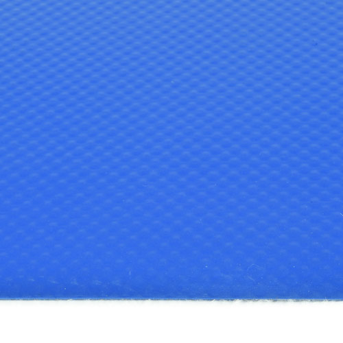 Gym Floor Cover 18 oz Vinyl per SF Blue Closeup