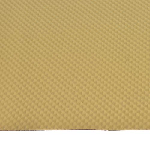 Gym Floor Cover 18 oz Vinyl Roll 10 x 100 Ft Tan close up