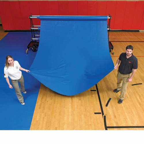 installing vinyl gym floor covers