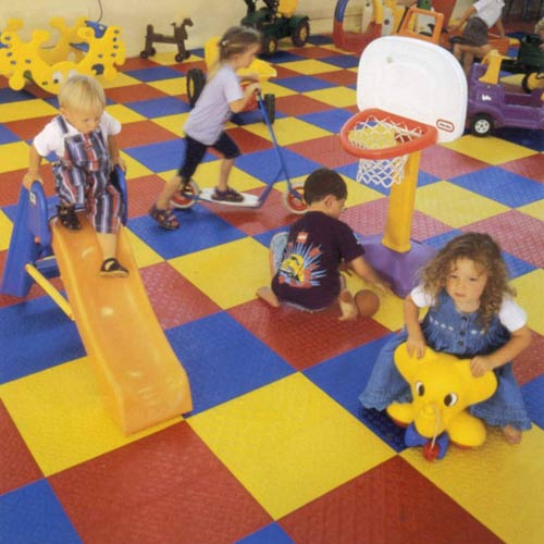 anti fatigue Ergo Matta Solid CushionTred Surface no holes daycare flooring.