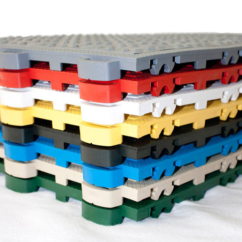 Ergo Matta Solid CushionTred Tiles Stack 