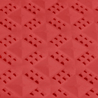 Ergo Matta Solid CushionTred Surface no holes red swatch.