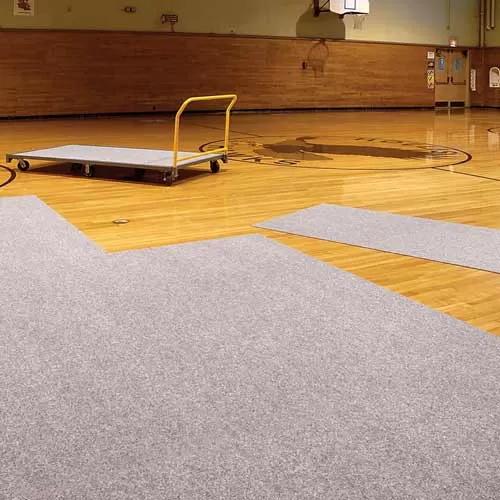 large carpet tiles to cover a gym floor for a dance or event