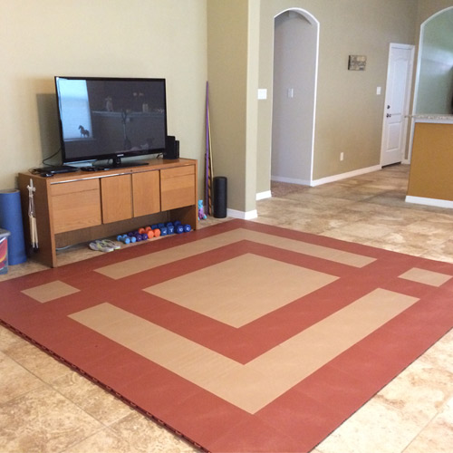 Staylock Modular Tiles over Tile