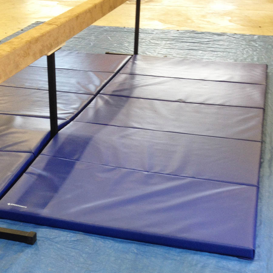 folding gym mats with foam core for gymnastics