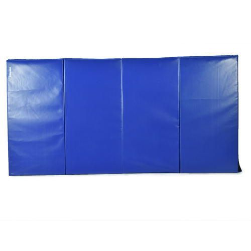 Kids folding Gymnastics Mat 4x8 Ft x 1.5 blue full.